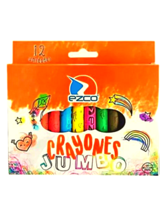 Crayones Jumbo x 12 de Ezco (321980)