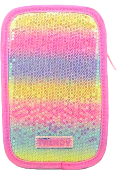 Cartuchera 1 piso Arco Iris Sirena Rosa de Trendy (025865) - Libreria Pincelada