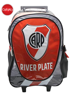 Mochila con CARRO 18" RIVER PLATE - CRESKO - 092626535905