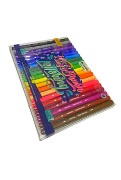 Marcadores Doble Punta MISS BRUSH LETTERING x 20 Coloring - MOOVING - 7799133001772 en internet
