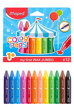 Crayones My First Wax Jumbo x 12 - MAPED - 3154148613114