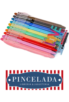 Bolígrafos Borrables I LOVE MY COLORS x 10 - WERO - 7798346408514
