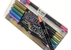 Imagen de Marcadores Metallic Brush x 8 Coloring - MOOVING (022579)