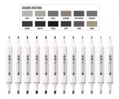 Marcadores Artisticos ALLOY Tonos NEUTROS x 12 de Filgo (36330) - comprar online