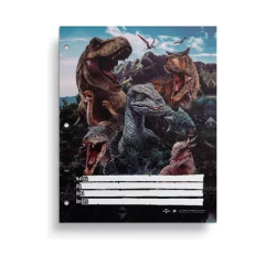 Separadores JURASSIC WORLD N°3 x 6 - MOOVING - 7799133010576