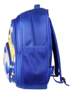 Mochila Espalda 16" Futbol Azul y Amarillo - TRENDY - 4790010513541 en internet