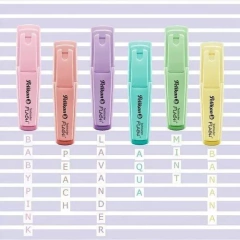 Resaltadores Pastel x 6 - PELIKAN - 7703064003019 - Libreria Pincelada