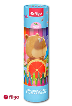 Marcadores x 20 Pinto 2220 Fantasy CAPIBARA - FILGO - 7798100969145 - comprar online