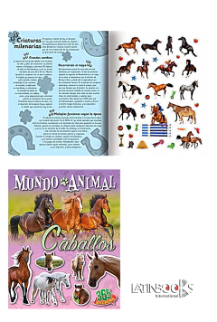 Libros Stickers Mundo Animal - Colección 365 Stickers- CONCEPTO LATINBOOKS - 1312* en internet