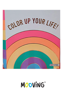 Carpeta Escolar GOLDEN RAINBOW - MOOVING - 7798302939120