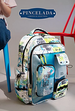 Mochila Espalda 18" Hologram Future Nostalgia WHITE - CHIMOLA - 7798218163879 en internet