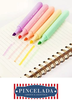 Resaltador POWER PASTEL x 5 COLORING - MOOVING - 7798302937119 - tienda online