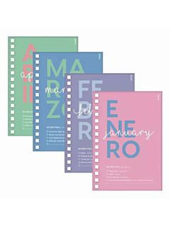 Agenda Matelasse 2025 - SEMANAL - 15 x 21 - Mooving - (026922) - Libreria Pincelada