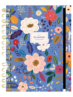 Agenda Flowers 2025 - DIA x HOJA - 17 x 22 - Imaginer - (92320) en internet