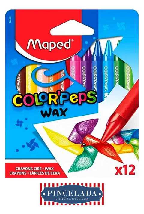 Ceras Color Peps WAX x12 - MAPED - 3154148610113