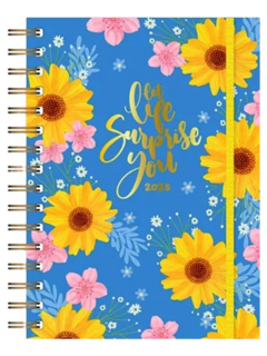 Agenda Primaveral 2025 - DIA x HOJA - 10 x 15 - Onix - (55070) - tienda online