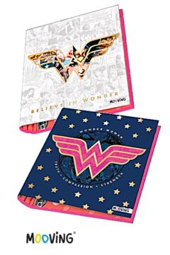 Carpeta Escolar MUJER MARAVILLA - MOOVING - 7799133001093