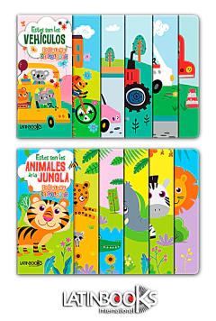 Libros de con solapitas - Colección Escalera de colores - LATINBOOKS - 3475*