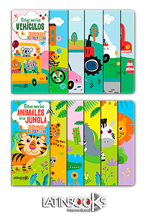 Libros de con solapitas - Colección Escalera de colores - LATINBOOKS - 3475*