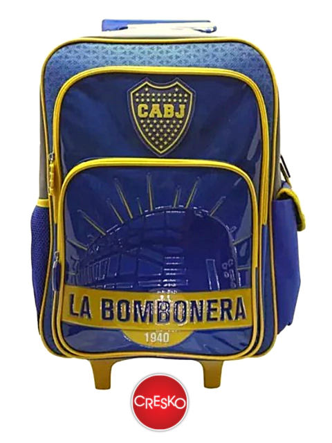 Mochila con CARRO 18" BOCA JUNIORS - CRESKO - 092626549193