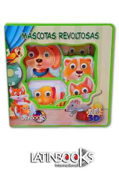 Libro de Goma eva Mascotas Revoltosas - Colección Ojos locos 3D - LATINBOOKS - 1962* - Libreria Pincelada