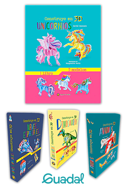 Libros con rompecabezas - Coleccion construyo en 3D - GUADAL - 3775