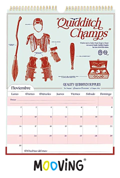 Imagen de Calendario 2026 HARRY POTTER - MOOVING - 7799133019241