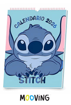 Calendario 2026 STITCH - MOOVING - 7799133028779 - comprar online