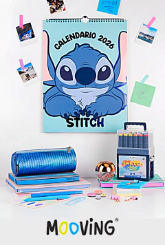 Calendario 2026 STITCH - MOOVING - 7799133028779 - comprar online