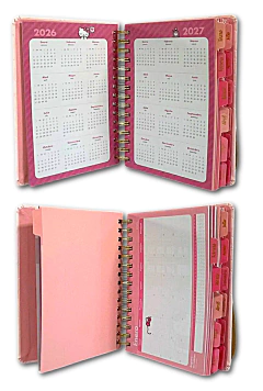 Imagen de Agenda HELLO KITTY 2026 - DIA x HOJA- 14 x 20 - MOOVING - 7799133028755