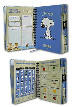 Agenda SNOOPY 2026 - DIA x HOJA- 14 x 20 - MOOVING - 7799133013379