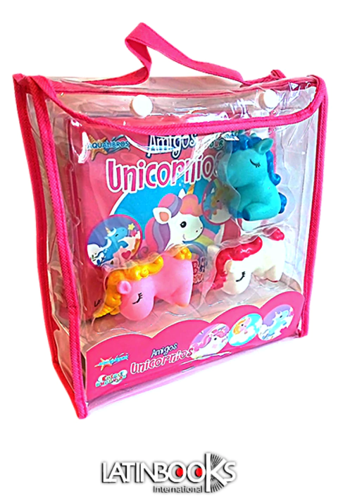 Libro para agua Amigos Unicornios, incluye juguetes - Colección Entre Burbujas - LATINBOOKS - 1737* - comprar online