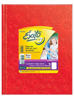 Cuaderno N°3 x 100 HS Rayadas de Exito (011613) en internet