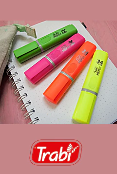 Resaltadores FLUO x 4 - TRABI - 7790578057751 en internet