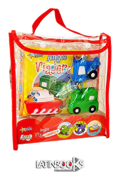 Libro para agua Amigos Viajeros, incluye juguetes para el agua - Colección entre burbujas - LATINBOOKS - 1736* - comprar online
