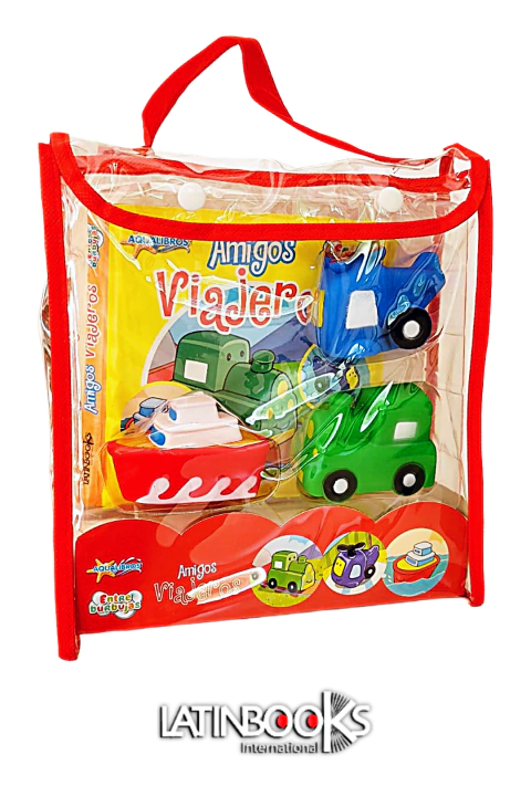 Libro para agua Amigos Viajeros, incluye juguetes para el agua - Colección entre burbujas - LATINBOOKS - 1736* - comprar online