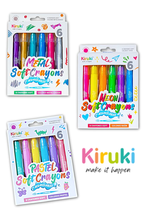 Crayones Acuarelables - KIRUKI - 727373194050*