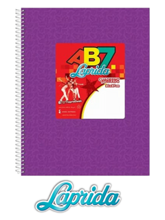 Cuaderno AB7 espiralado x 60 hojas - LAPRIDA - 021008 - comprar online