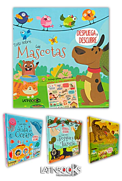 Libros Educativos - Colección Despliega y Descubre - LATINBOOKS - 3470*