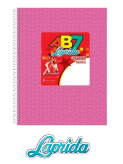 Cuaderno AB7 espiralado x 60 hojas - LAPRIDA - 021008