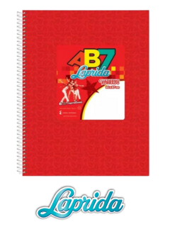 Imagen de Cuaderno AB7 espiralado x 60 hojas - LAPRIDA - 021008