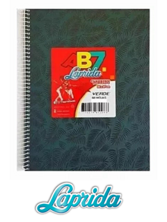Cuaderno AB7 espiralado x 60 hojas - LAPRIDA - 021008 - Libreria Pincelada