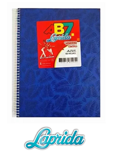 Cuaderno AB7 espiralado x 60 hojas - LAPRIDA - 021008 - comprar online