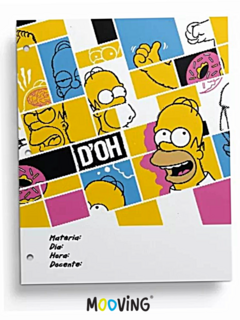 Separadores N°3 SIMPSONS x 6 - MOOVING - 7798302933531