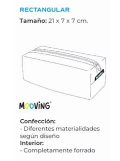 Cartuchera Rectangular QUITAPESARES - MOOVING - 7798356617159 - comprar online