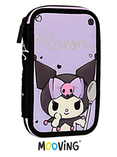 Cartuchera LONA 1 piso KUROMI - MOOVING - 7799133023446