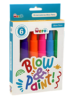 Marcadores BLOW & PAINT x 6 - WERO - 7798346409511