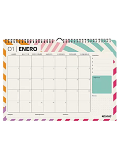 Calendario Hype 2025 - MENSUAL - Mooving - (026891) - comprar online