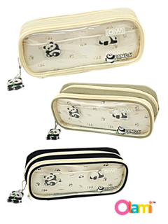 Cartuchera Rectangular PANDA PINS - OLAMI - 4780000256749 - comprar online