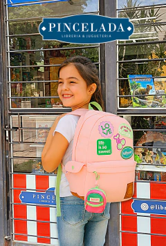 Mochila Espalda 18" PINK - MOOVING - 7799133031748 en internet